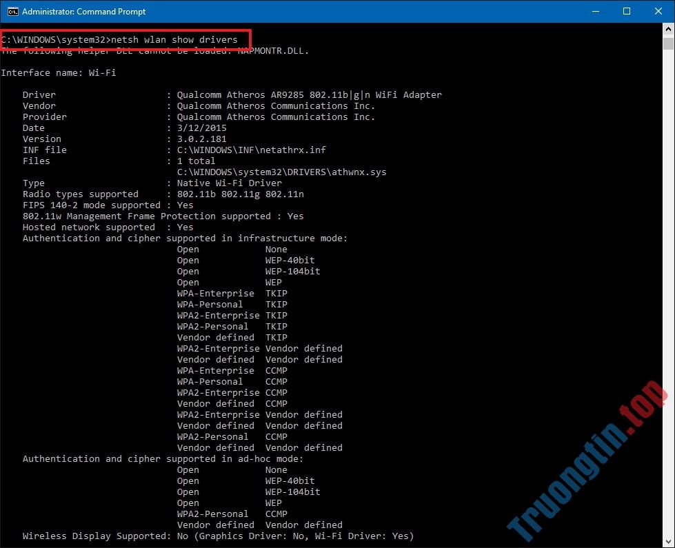 Sử&nbsp;dụng&nbsp;Command&nbsp;Prompt&nbsp;để&nbsp;quản&nbsp;lý&nbsp;mạng&nbsp;không&nbsp;dây&nbsp;trên&nbsp;Windows&nbsp;10&nbsp;như&nbsp;thế&nbsp;nào?