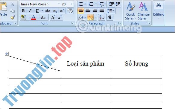 Cách&nbsp;tạo&nbsp;đường&nbsp;kẻ&nbsp;chéo&nbsp;trong&nbsp;bảng&nbsp;Word