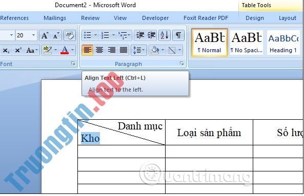 Cách&nbsp;tạo&nbsp;đường&nbsp;kẻ&nbsp;chéo&nbsp;trong&nbsp;bảng&nbsp;Word