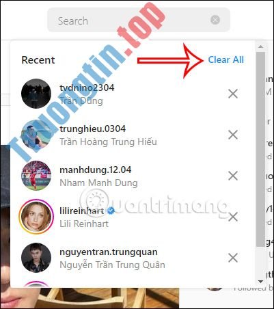 Hướng&nbsp;dẫn&nbsp;xóa&nbsp;lịch&nbsp;sử&nbsp;tìm&nbsp;kiếm&nbsp;Instagram