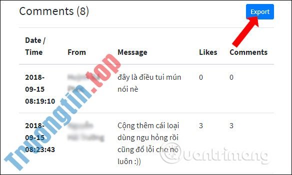 Cách&nbsp;xuất&nbsp;bình&nbsp;luận&nbsp;Fanpage&nbsp;Facebook&nbsp;thành&nbsp;file&nbsp;Excel