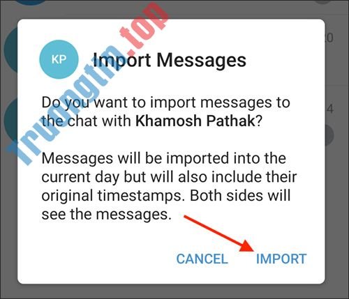 Cách&nbsp;nhập&nbsp;tin&nbsp;nhắn&nbsp;từ&nbsp;WhatsApp&nbsp;sang&nbsp;Telegram