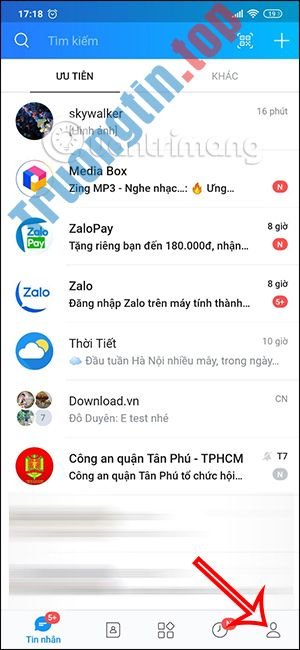 Cách&nbsp;bật&nbsp;thông&nbsp;báo&nbsp;cuộc&nbsp;gọi&nbsp;nhỡ&nbsp;Zalo