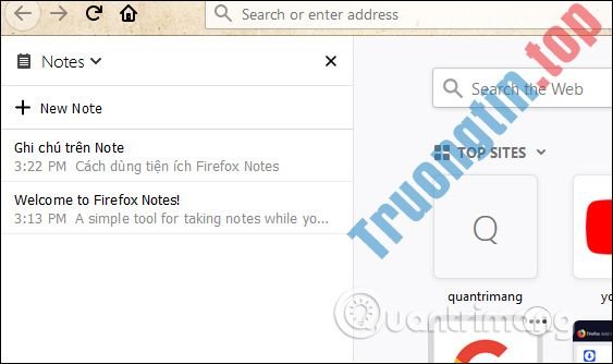 Cách&nbsp;sử&nbsp;dụng&nbsp;tiện&nbsp;ích&nbsp;ghi&nbsp;chú&nbsp;Firefox&nbsp;Notes