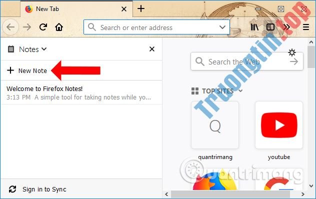 Cách&nbsp;sử&nbsp;dụng&nbsp;tiện&nbsp;ích&nbsp;ghi&nbsp;chú&nbsp;Firefox&nbsp;Notes