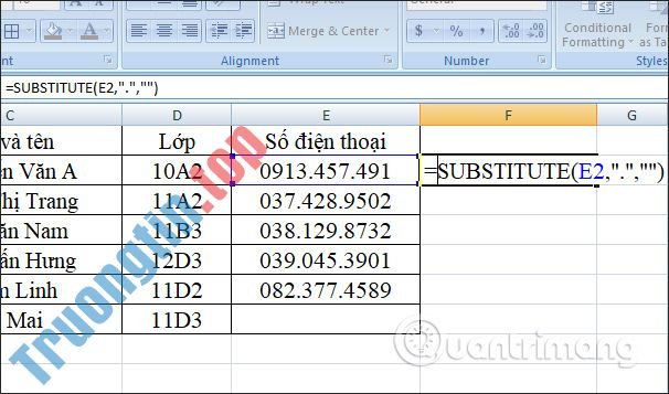 Cách&nbsp;xóa&nbsp;dấu&nbsp;chấm&nbsp;trong&nbsp;dãy&nbsp;số&nbsp;trên&nbsp;Excel