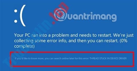 Sửa&nbsp;lỗi&nbsp;0x100000ea&nbsp;(THREAD&nbsp;STUCK&nbsp;IN&nbsp;DEVICE&nbsp;DRIVER&nbsp;M)&nbsp;trong&nbsp;Windows