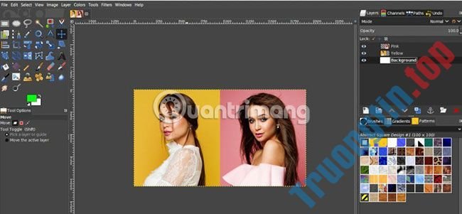 Cách thay đổi kích thước layer trong GIMP