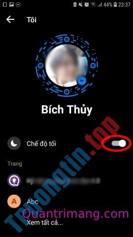Cách&nbsp;bật&nbsp;chế&nbsp;độ&nbsp;Dark&nbsp;Mode&nbsp;trên&nbsp;Messenger&nbsp;PC&nbsp;và&nbsp;mobile
