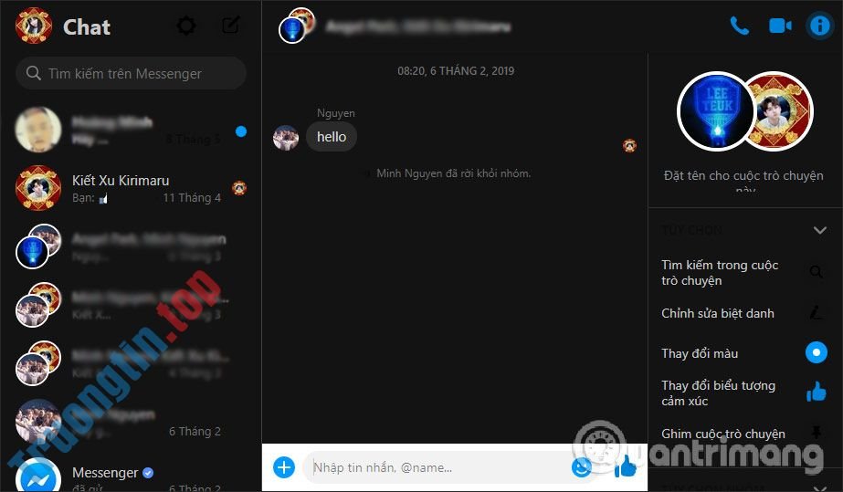 Cách&nbsp;bật&nbsp;chế&nbsp;độ&nbsp;Dark&nbsp;Mode&nbsp;trên&nbsp;Messenger&nbsp;PC&nbsp;và&nbsp;mobile