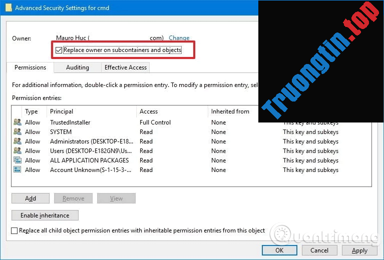 Cách thêm Open command window here vào menu chuột phải Windows 10