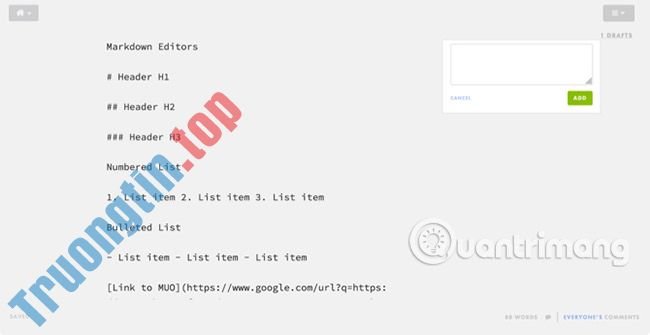 6&nbsp;trình&nbsp;soạn&nbsp;thảo&nbsp;và&nbsp;chuyển&nbsp;đổi&nbsp;Markdown&nbsp;trực&nbsp;tuyến&nbsp;miễn&nbsp;phí&nbsp;tốt&nbsp;nhất