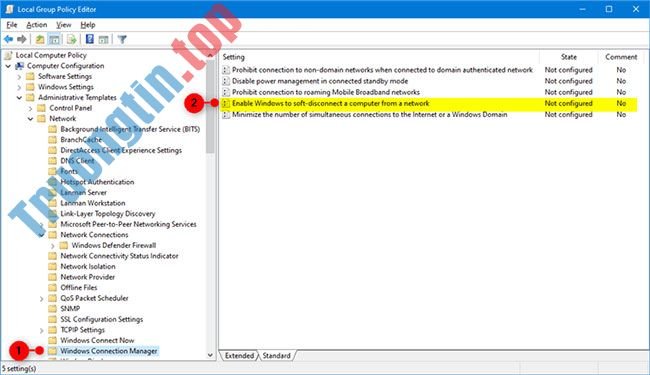 Bật/tắt&nbsp;tính&nbsp;năng&nbsp;ngắt&nbsp;kết&nbsp;nối&nbsp;mềm&nbsp;máy&nbsp;tính&nbsp;khỏi&nbsp;mạng&nbsp;trong&nbsp;Windows&nbsp;10