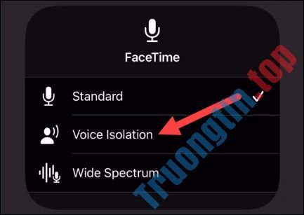 Cách cải thiện chất lượng cuộc gọi FaceTime với tính năng Microphone Mode