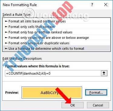 Cách&nbsp;so&nbsp;sánh&nbsp;dữ&nbsp;liệu&nbsp;trên&nbsp;2&nbsp;cột&nbsp;Excel