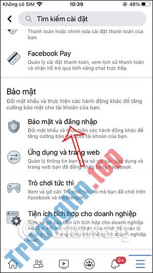 Cách&nbsp;bật&nbsp;thông&nbsp;báo&nbsp;đăng&nbsp;nhập&nbsp;Facebook&nbsp;trái&nbsp;phép
