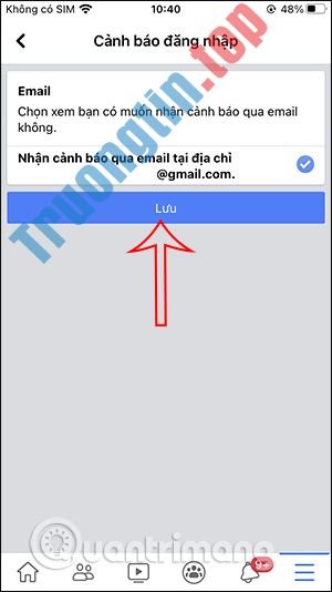 Cách&nbsp;bật&nbsp;thông&nbsp;báo&nbsp;đăng&nbsp;nhập&nbsp;Facebook&nbsp;trái&nbsp;phép