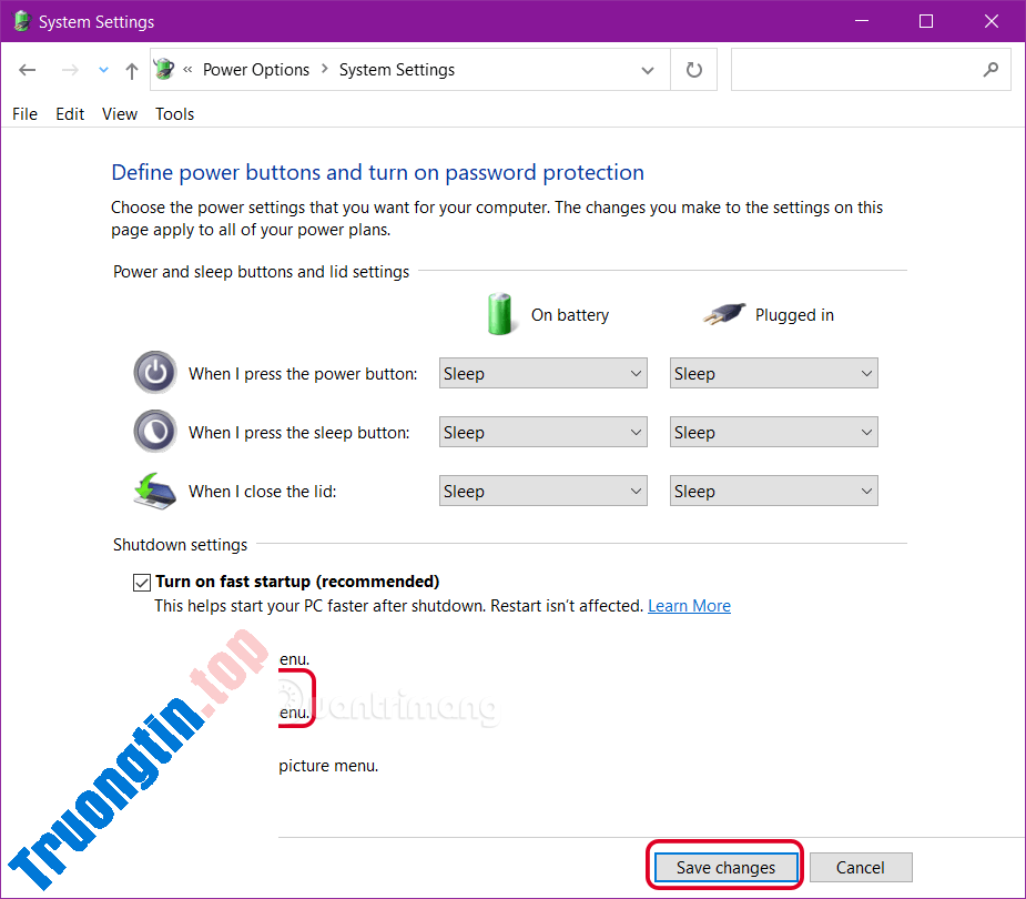 6&nbsp;Cách&nbsp;bật/tắt&nbsp;chế&nbsp;độ&nbsp;ngủ&nbsp;đông&nbsp;trên&nbsp;Windows&nbsp;10&nbsp;(Hibernate)