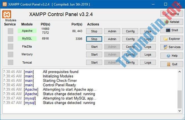 Cách&nbsp;cài&nbsp;đặt&nbsp;XAMPP&nbsp;trên&nbsp;Windows&nbsp;10