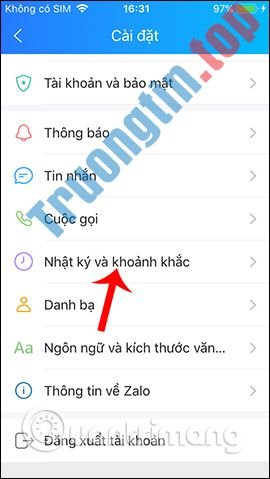 Hướng&nbsp;dẫn&nbsp;chặn&nbsp;bạn&nbsp;bè&nbsp;xem&nbsp;Nhật&nbsp;ký,&nbsp;Khoảnh&nbsp;khắc&nbsp;trên&nbsp;Zalo