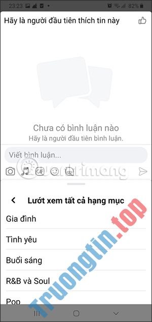 Cách&nbsp;bình&nbsp;luận&nbsp;Facebook&nbsp;bằng&nbsp;bài&nbsp;hát
