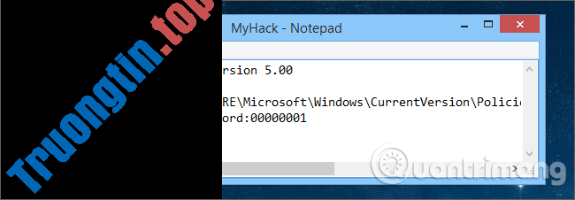 Cách&nbsp;tự&nbsp;tạo&nbsp;file&nbsp;hack&nbsp;Windows&nbsp;Registry
