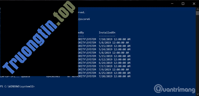 Cách&nbsp;xem&nbsp;lịch&nbsp;sử&nbsp;cập&nbsp;nhật&nbsp;Windows&nbsp;10