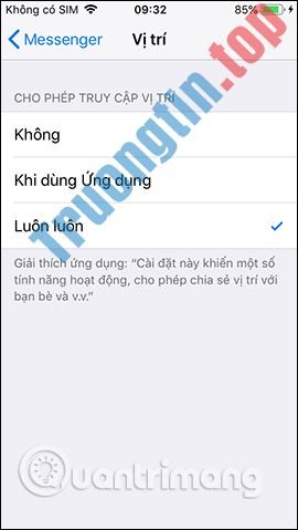 Cách&nbsp;ẩn&nbsp;vị&nbsp;trí&nbsp;và&nbsp;chặn&nbsp;theo&nbsp;dõi&nbsp;trên&nbsp;Messenger