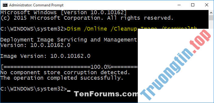 Cách&nbsp;sửa&nbsp;image&nbsp;Windows&nbsp;10&nbsp;với&nbsp;DISM