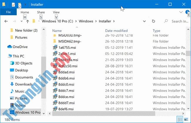 Xóa&nbsp;file&nbsp;khỏi&nbsp;thư&nbsp;mục&nbsp;WindowsInstaller&nbsp;trong&nbsp;Windows&nbsp;10&nbsp;có&nbsp;an&nbsp;toàn&nbsp;không?