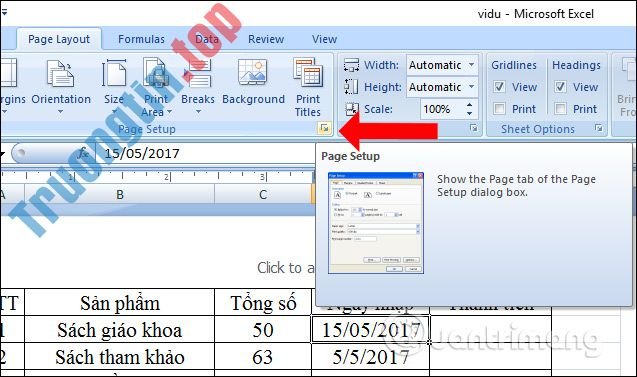 Cách&nbsp;chèn&nbsp;gạch&nbsp;chân&nbsp;Header&nbsp;và&nbsp;Footer&nbsp;Excel
