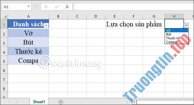Cách&nbsp;chỉnh&nbsp;sửa&nbsp;danh&nbsp;sách&nbsp;xổ&nbsp;xuống&nbsp;trong&nbsp;Excel