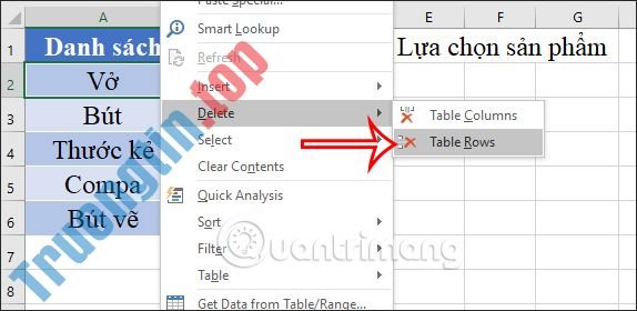Cách&nbsp;chỉnh&nbsp;sửa&nbsp;danh&nbsp;sách&nbsp;xổ&nbsp;xuống&nbsp;trong&nbsp;Excel