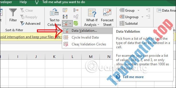 Cách&nbsp;chỉnh&nbsp;sửa&nbsp;danh&nbsp;sách&nbsp;xổ&nbsp;xuống&nbsp;trong&nbsp;Excel