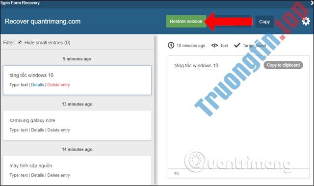 Cách&nbsp;phục&nbsp;hồi&nbsp;nội&nbsp;dung&nbsp;nhập&nbsp;trên&nbsp;website