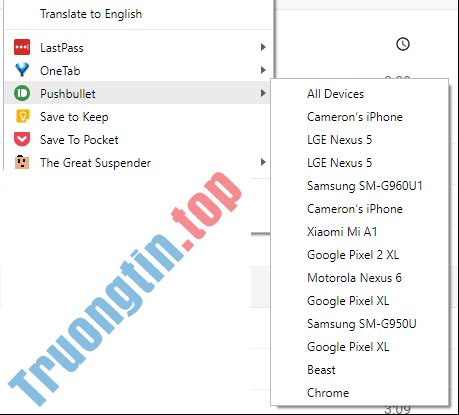 Cách&nbsp;chuyển&nbsp;trang&nbsp;web&nbsp;từ&nbsp;Chrome&nbsp;PC&nbsp;lên&nbsp;điện&nbsp;thoại
