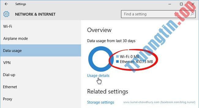 Giám&nbsp;sát&nbsp;và&nbsp;tiết&nbsp;kiệm&nbsp;dung&nbsp;lượng&nbsp;Internet&nbsp;trên&nbsp;Windows&nbsp;10