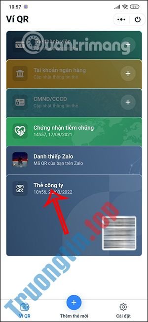 Cách&nbsp;lưu&nbsp;CCCD,&nbsp;thẻ&nbsp;ngân&nbsp;hàng,...&nbsp;vào&nbsp;Zalo