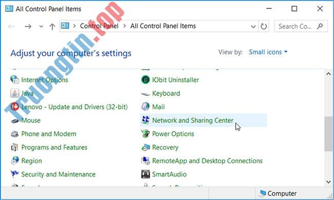 Cách&nbsp;mở&nbsp;Network&nbsp;Connections&nbsp;trên&nbsp;Windows&nbsp;10