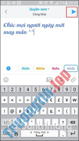 Cách&nbsp;đổi&nbsp;kiểu&nbsp;chữ&nbsp;khi&nbsp;tạo&nbsp;nhật&nbsp;ký&nbsp;Zalo