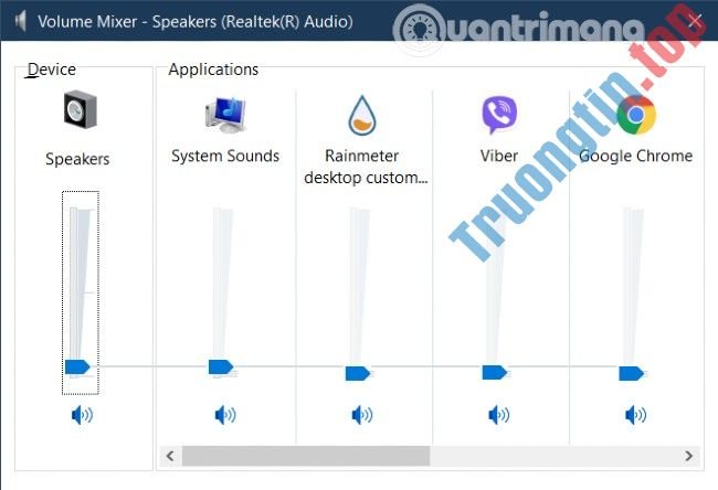 Cách&nbsp;tắt&nbsp;tiếng&nbsp;ứng&nbsp;dụng&nbsp;bất&nbsp;kỳ&nbsp;trên&nbsp;Windows&nbsp;10