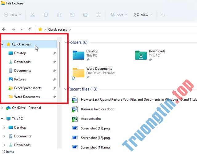 Cách&nbsp;truy&nbsp;xuất&nbsp;thư&nbsp;mục&nbsp;và&nbsp;tệp&nbsp;bằng&nbsp;Windows&nbsp;Quick&nbsp;Access