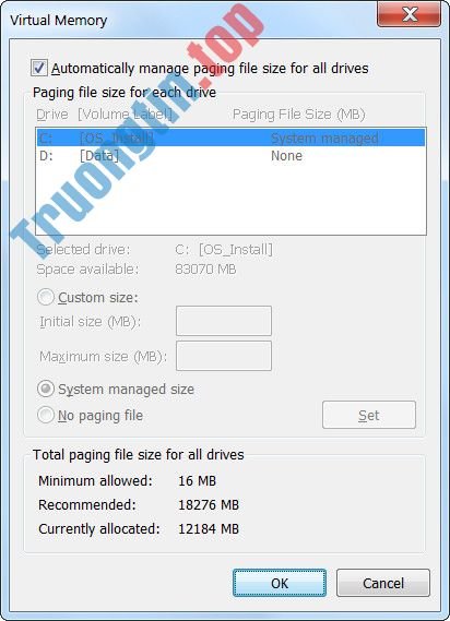 Pagefile.sys&nbsp;là&nbsp;gì&nbsp;và&nbsp;có&nbsp;nên&nbsp;vô&nbsp;hiệu&nbsp;hóa&nbsp;nó?