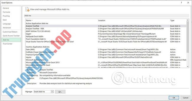 Cách&nbsp;thực&nbsp;hiện&nbsp;T-Test&nbsp;trong&nbsp;Excel
