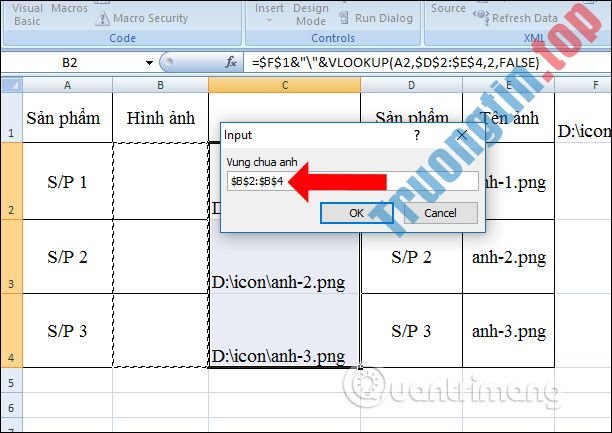 Cách&nbsp;chèn&nbsp;ảnh&nbsp;hàng&nbsp;loạt&nbsp;vào&nbsp;ô&nbsp;Excel