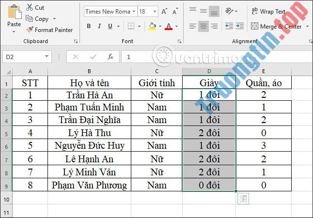 Cách&nbsp;thêm&nbsp;đơn&nbsp;vị&nbsp;vào&nbsp;ô&nbsp;trong&nbsp;Excel