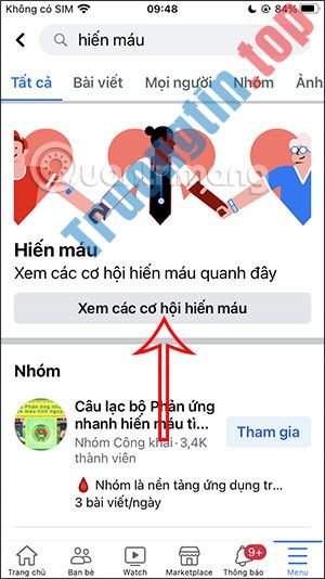 Cách&nbsp;đăng&nbsp;ký&nbsp;hiến&nbsp;máu&nbsp;trên&nbsp;Facebook