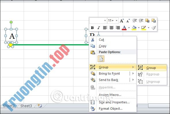 Cách&nbsp;vẽ&nbsp;đường&nbsp;thẳng,&nbsp;vẽ&nbsp;mũi&nbsp;tên&nbsp;trong&nbsp;Excel