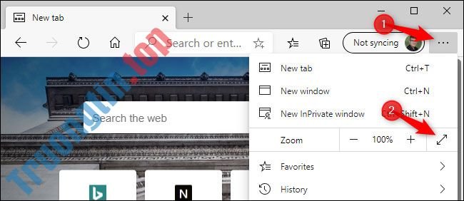Cách&nbsp;bật/tắt&nbsp;chế&nbsp;độ&nbsp;toàn&nbsp;màn&nbsp;hình&nbsp;trên&nbsp;Microsoft&nbsp;Edge