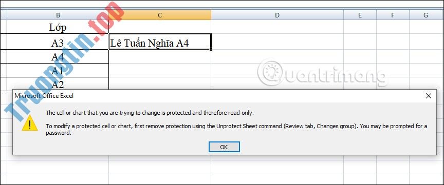 Cách&nbsp;ẩn&nbsp;công&nbsp;thức&nbsp;trong&nbsp;Excel